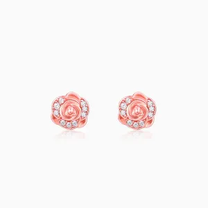 Rose Gold Roseate Earrings