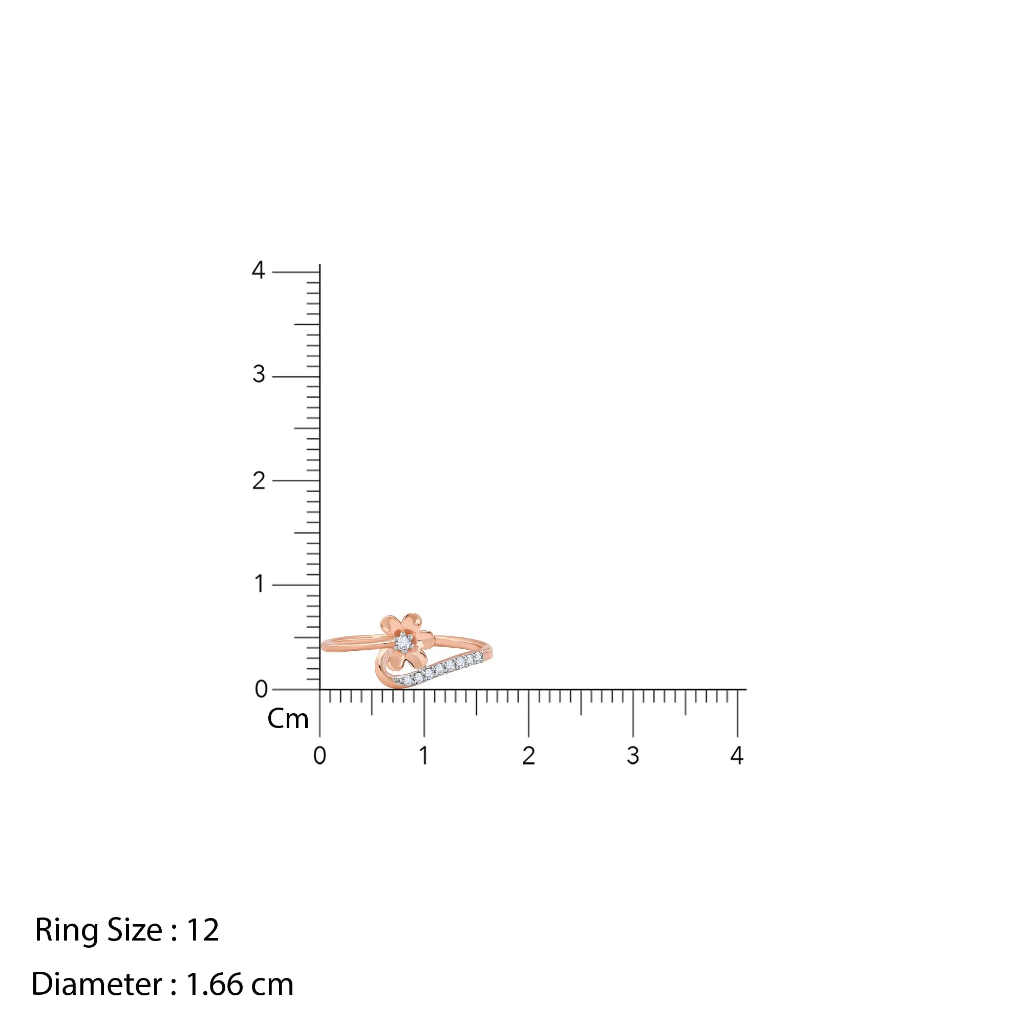 Rose Gold Whisper Diamond Ring