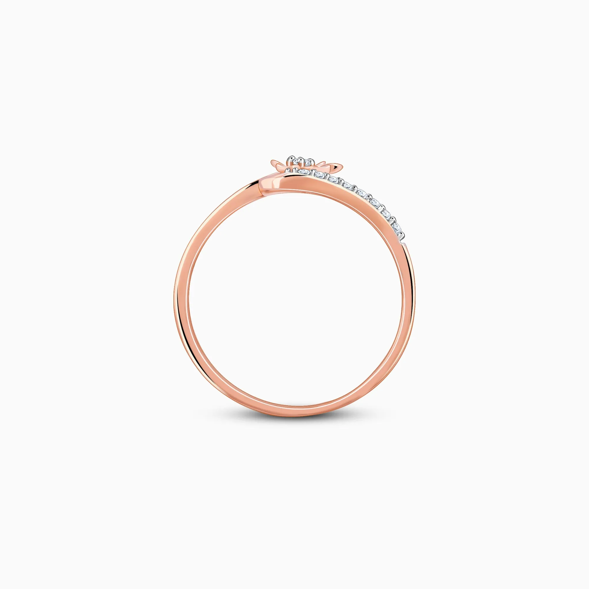 Rose Gold Whisper Diamond Ring