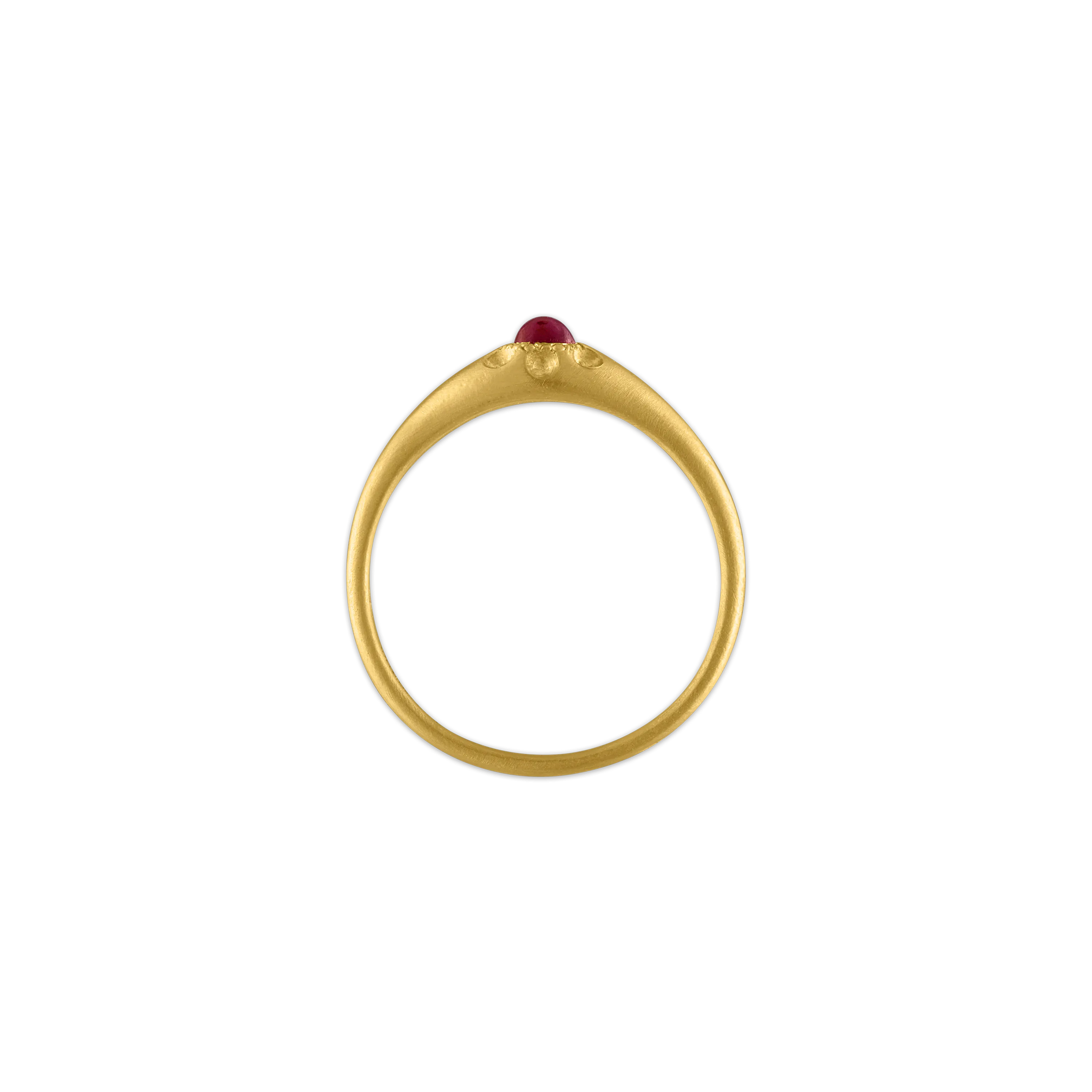 Ruby Rosette Souvenir Ring