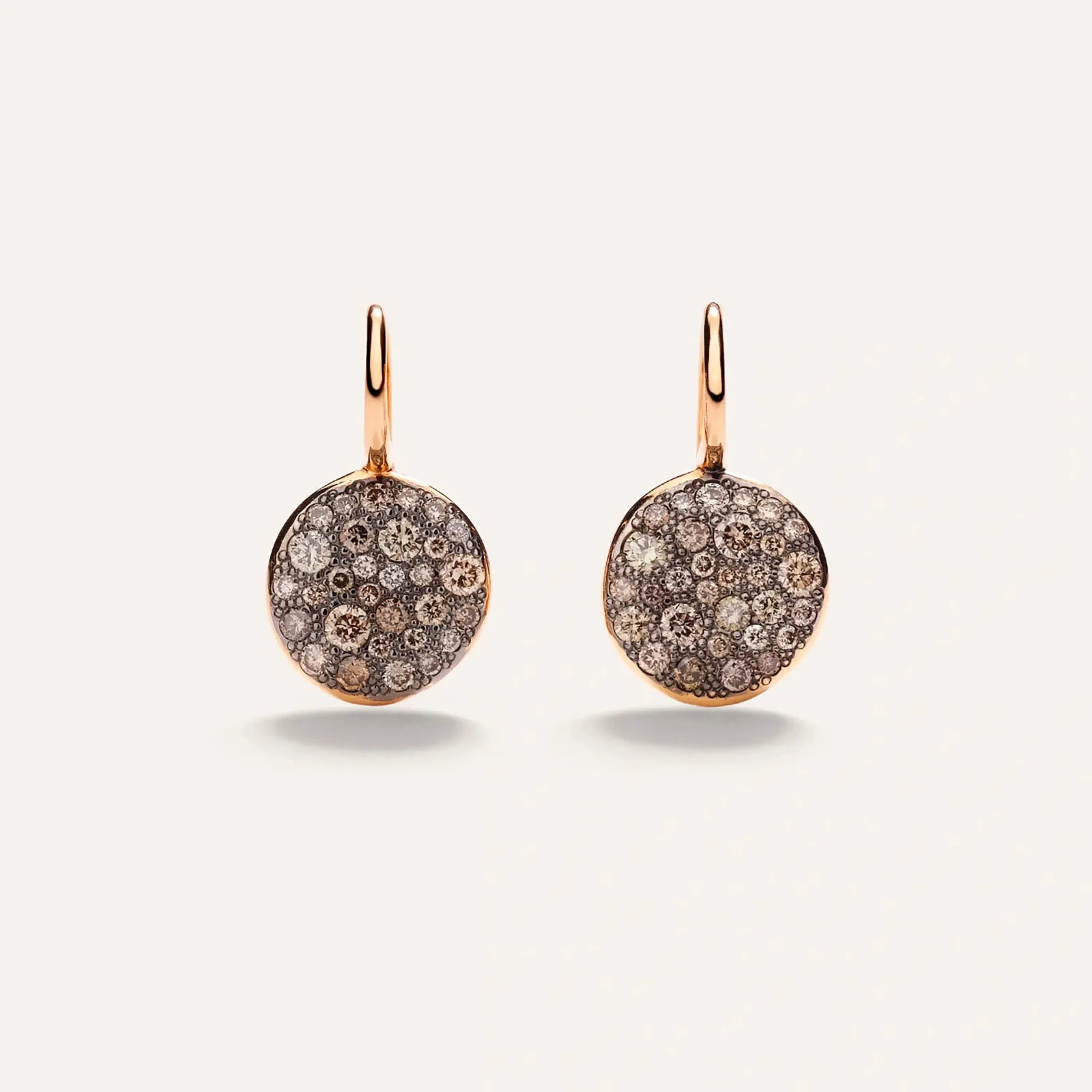 Sabbia Earrings with Brown Diamonds