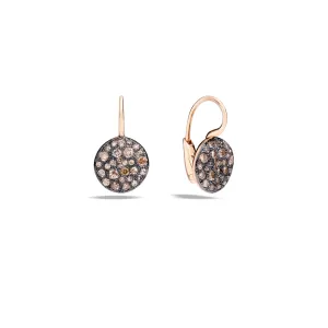 Sabbia Earrings with Brown Diamonds