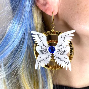 Sarah's Scribbles Seraphim Angel Earrings