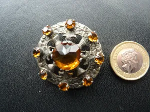 Scottish Silver Brooch.