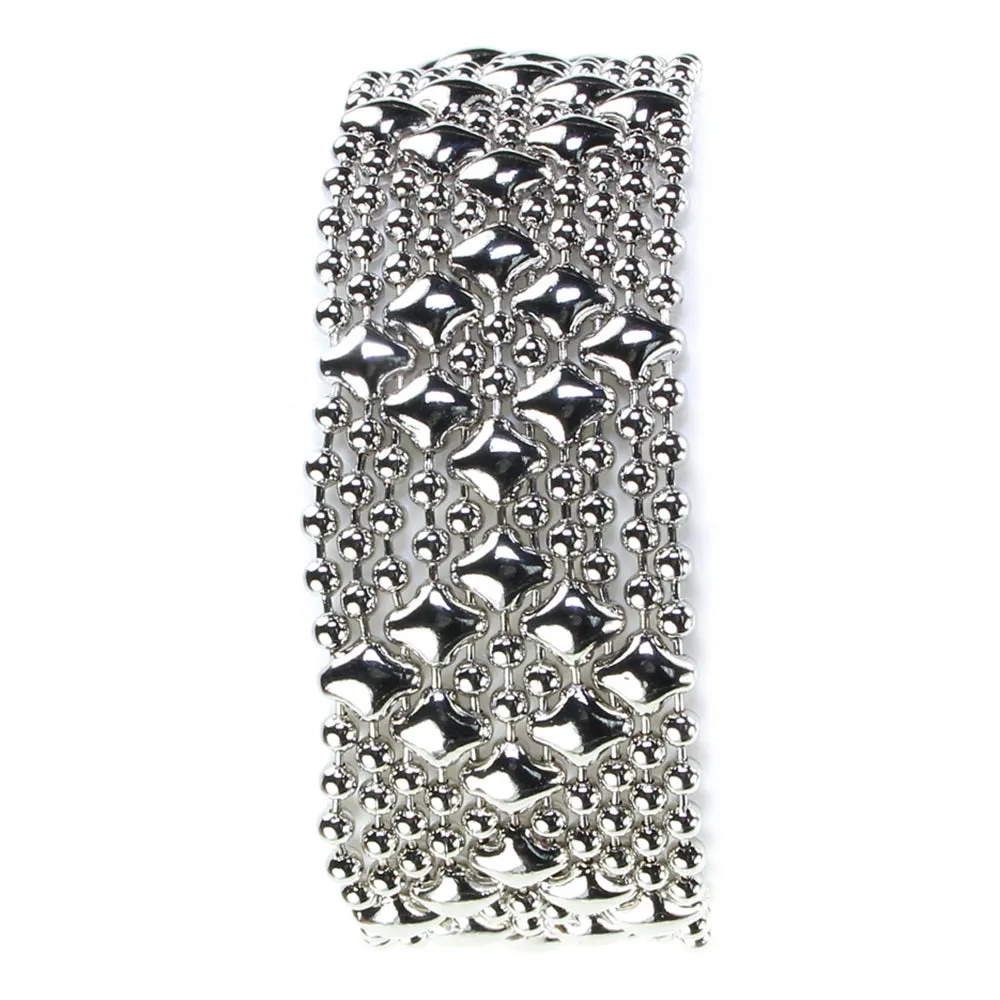 SG Liquid Metal B4-N Chrome Finish Bracelet by Sergio Gutierrez