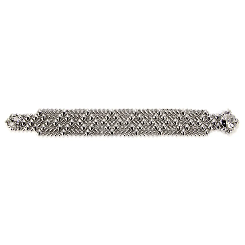 SG Liquid Metal B4-N Chrome Finish Bracelet by Sergio Gutierrez