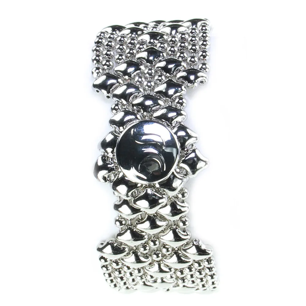 SG Liquid Metal B4-N Chrome Finish Bracelet by Sergio Gutierrez