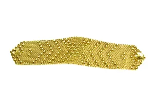 SG Liquid Metal B44 ?C G24K Gold 24k Finish Bracelet by Sergio Gutierrez