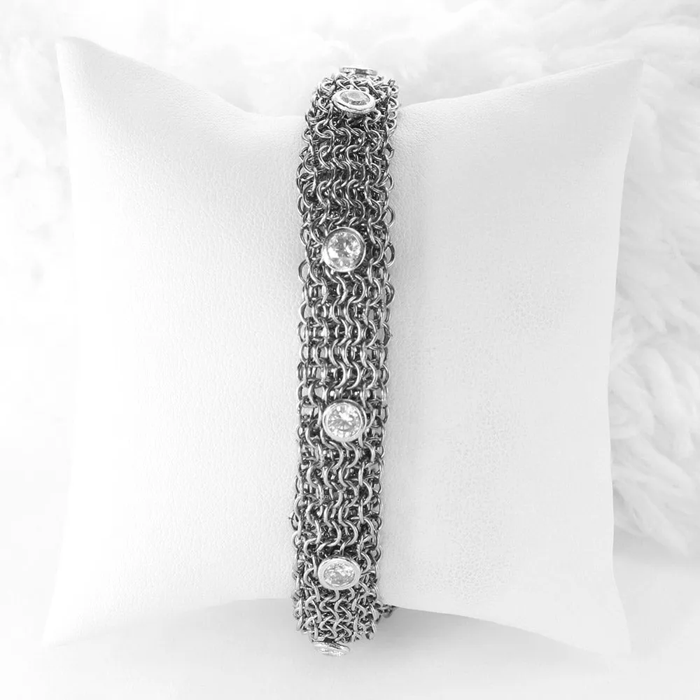 SG Liquid Metal SERPB1-N (Stainless Steel) Chainmail Bracelet by Sergio Gutierrez