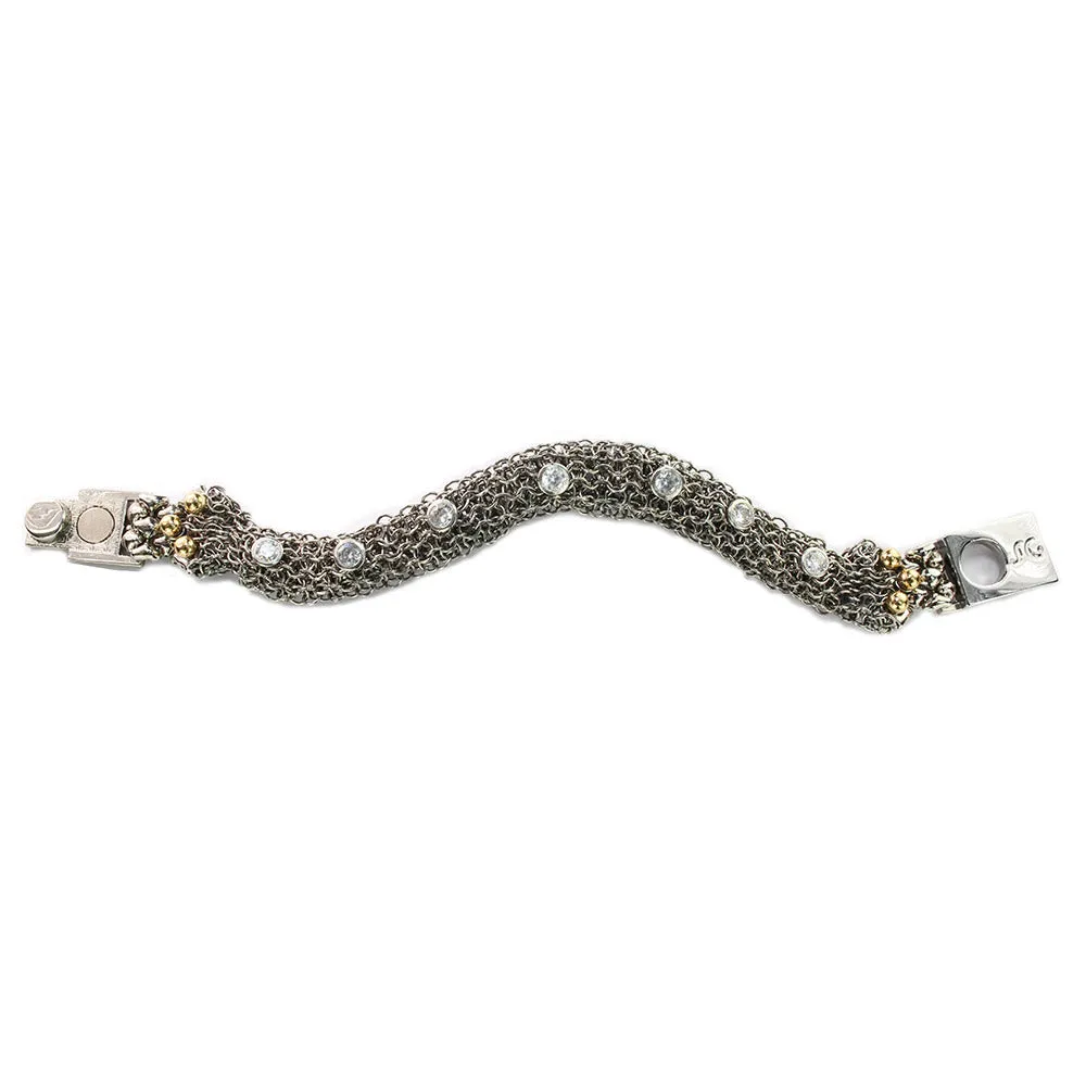 SG Liquid Metal SERPB1-N (Stainless Steel) Chainmail Bracelet by Sergio Gutierrez
