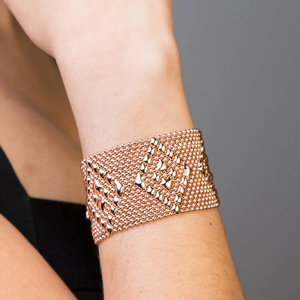 SG Liquid Metal TB32 ?C RG Rose Gold Finish Bracelet by Sergio Gutierrez