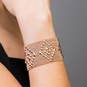 SG Liquid Metal TB32 ?C RG Rose Gold Finish Bracelet by Sergio Gutierrez