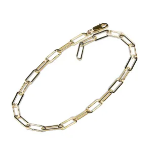SIGNATURE PAPERCLIP CHAIN BRACELET
