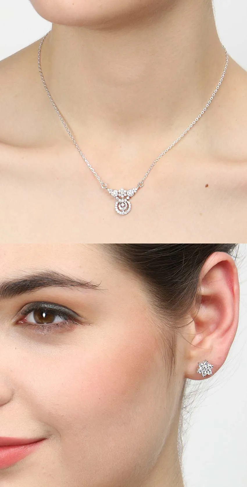 Silver Aria Jewellery Set