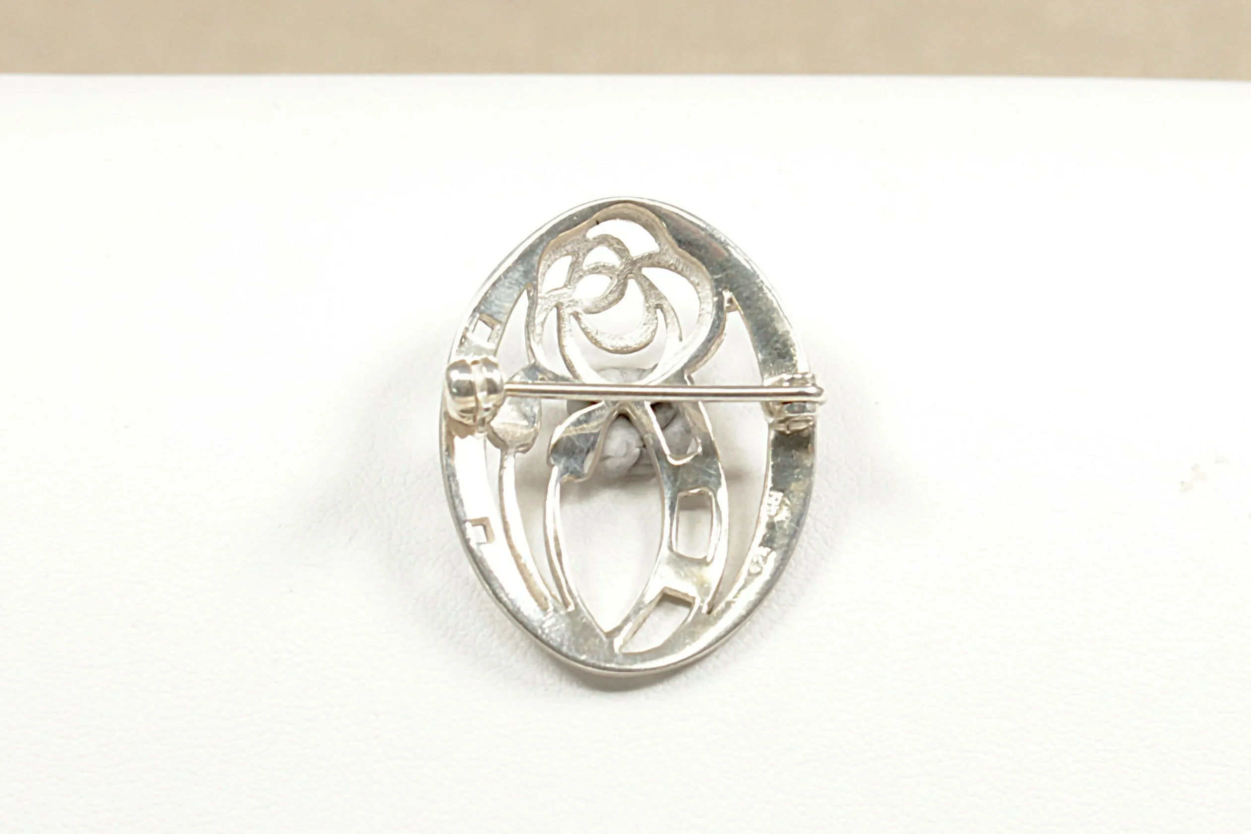 Silver Kit Heath Brooch