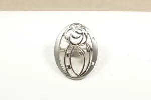 Silver Kit Heath Brooch