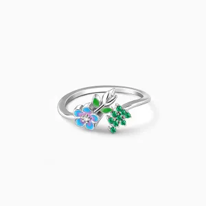 Silver Nectar Love Ring