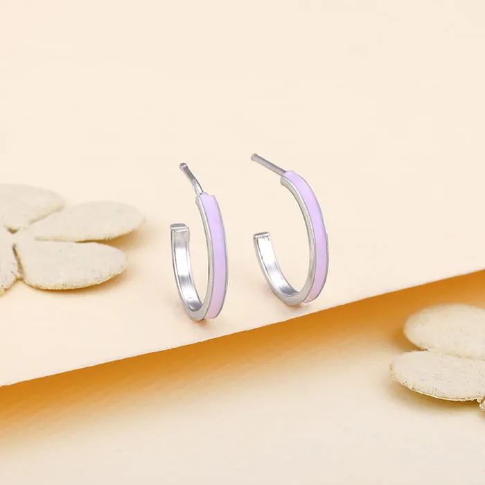 Silver Pixie Kids Hoop Earrings (4-12 yrs)