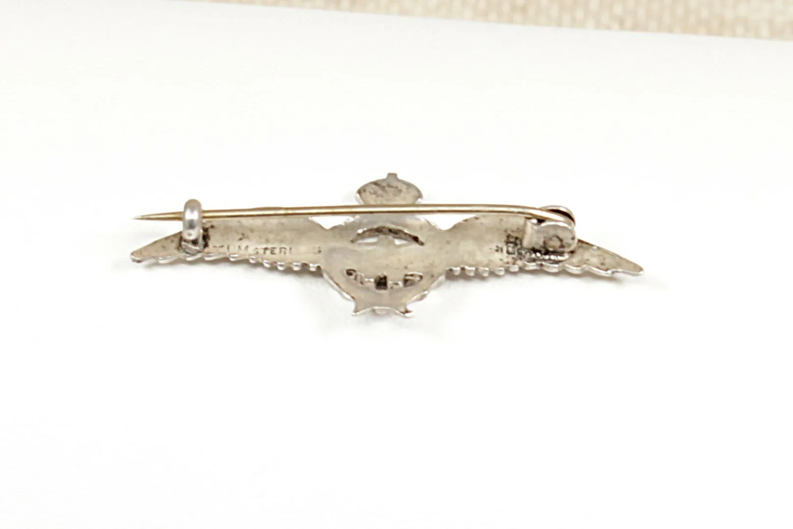 Silver RAF ??Sweetheart?? Wings Brooch