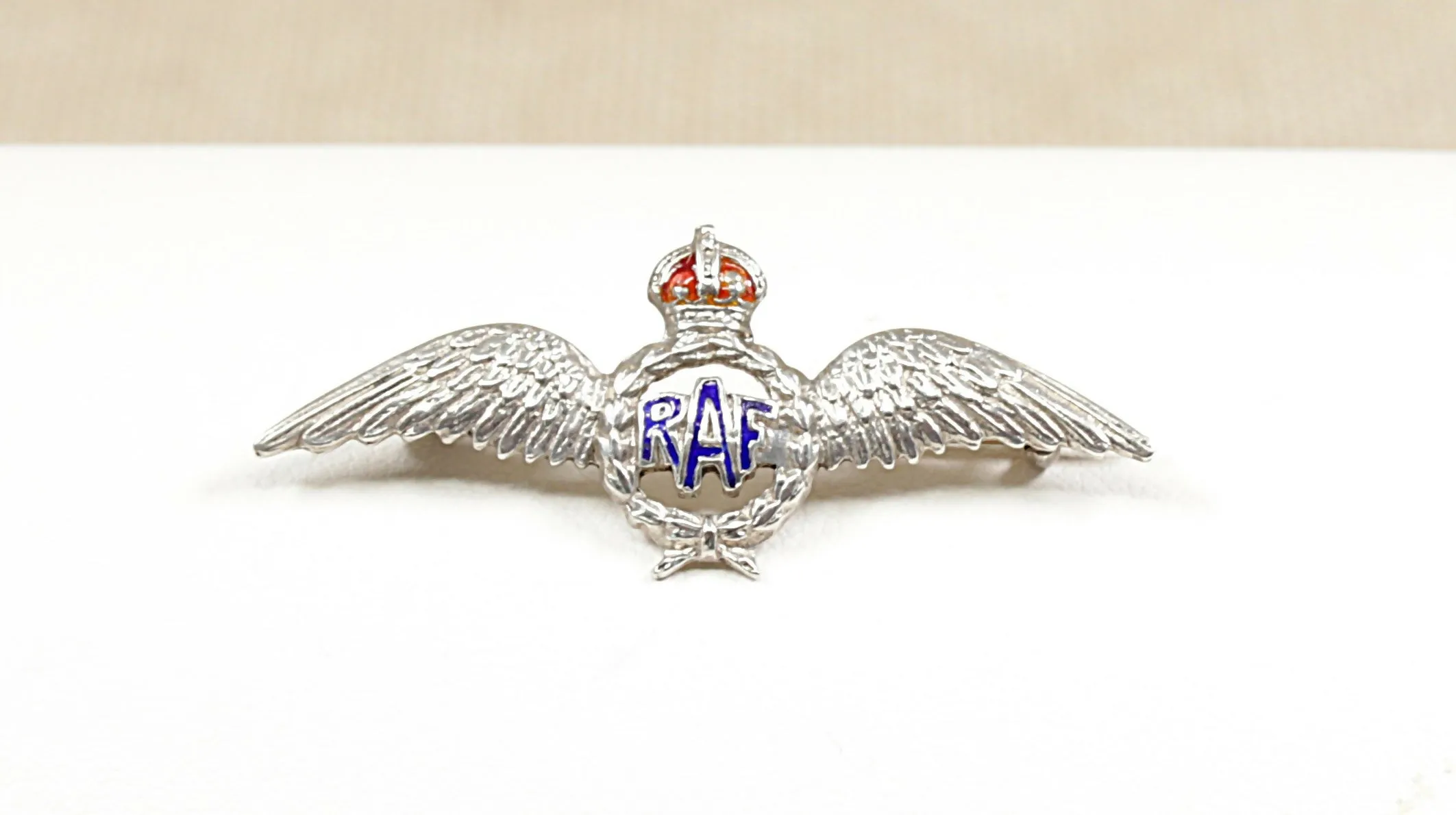 Silver RAF ??Sweetheart?? Wings Brooch