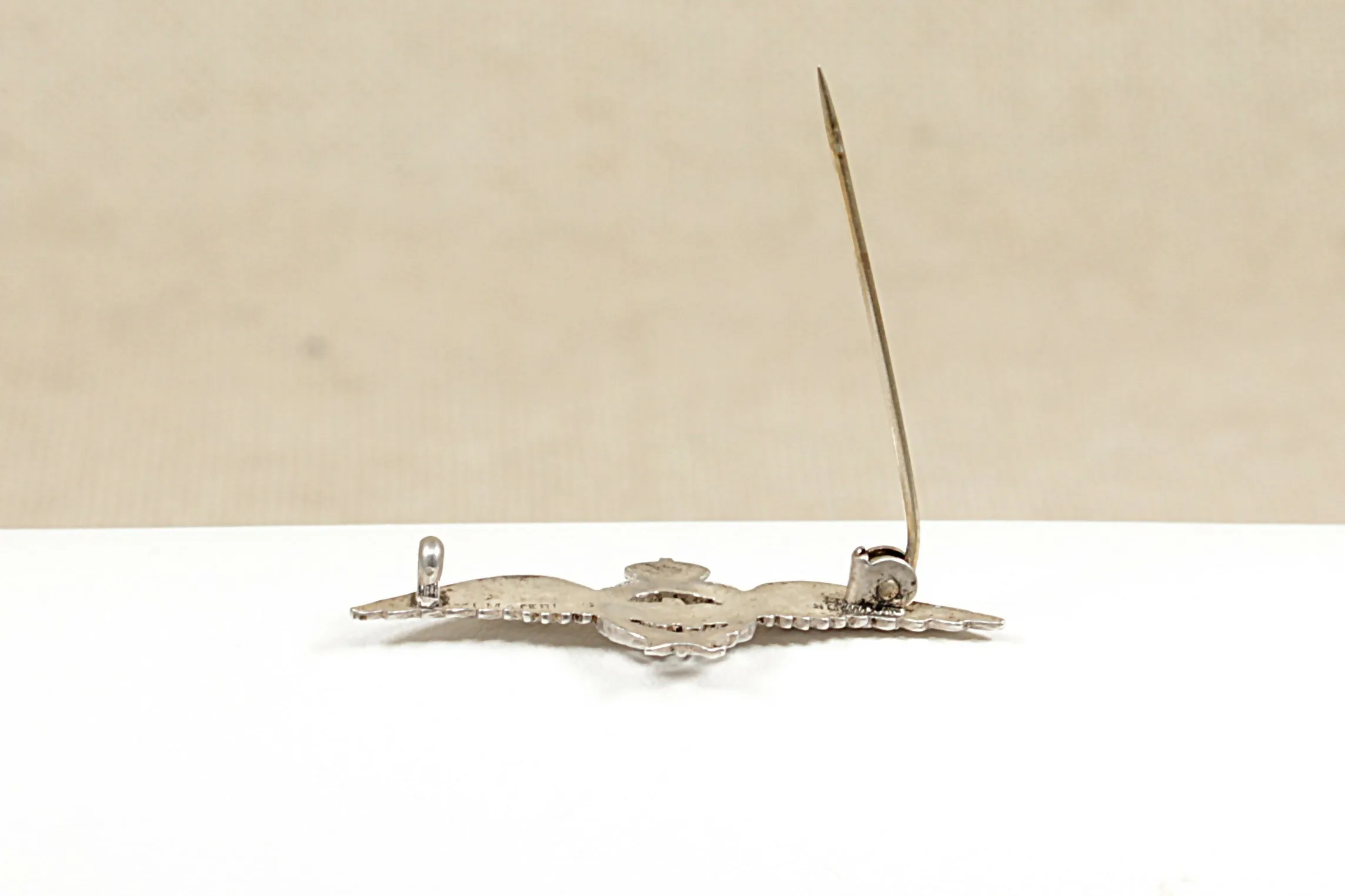 Silver RAF ??Sweetheart?? Wings Brooch