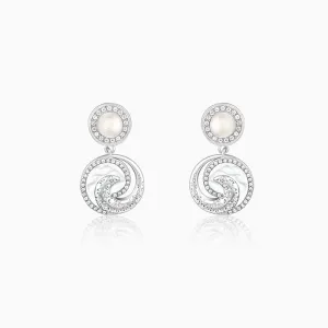 Silver Rising Tide Earrings