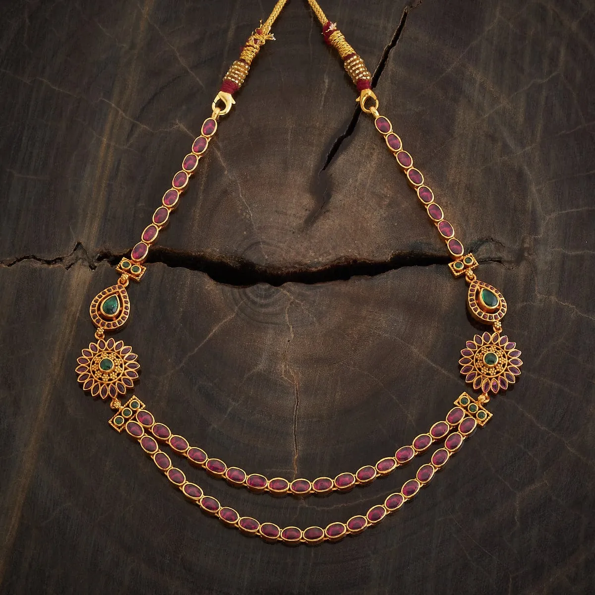 Silver Temple Necklace 152233