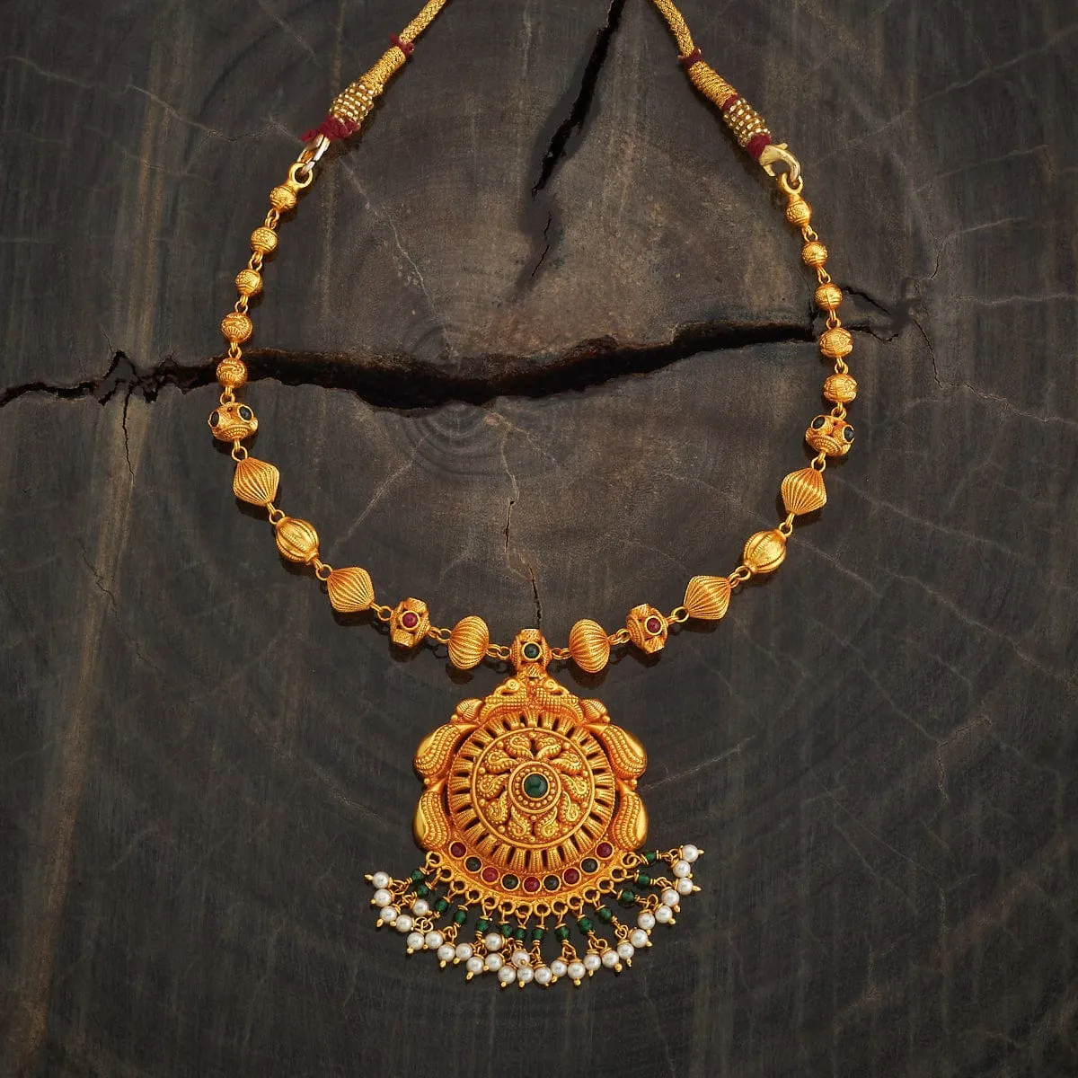 Silver Temple Necklace 178008