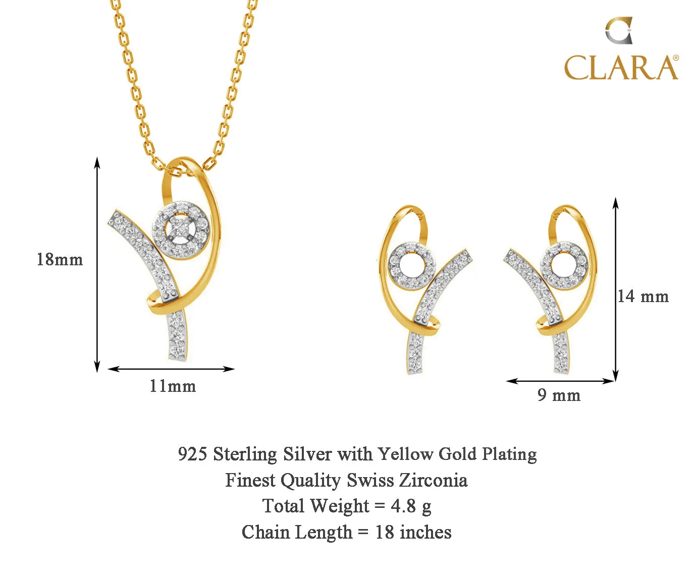 Silver Zion Jewellery Set