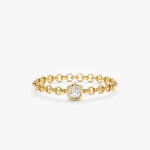 Single Diamond Chain Ring, Adriana