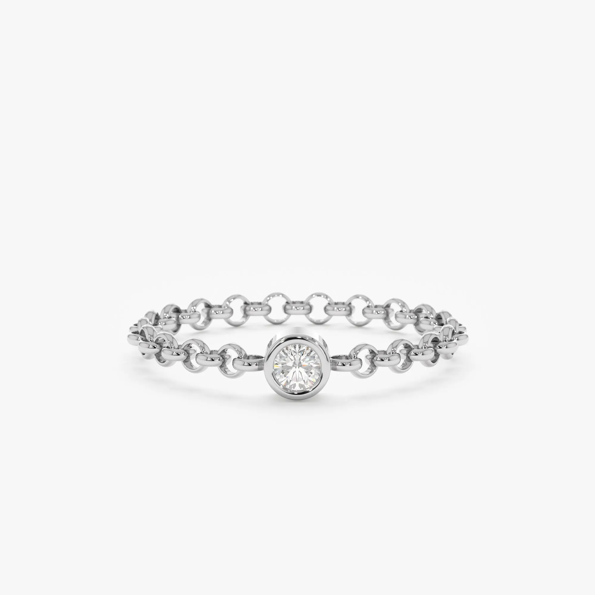 Single Diamond Chain Ring, Adriana