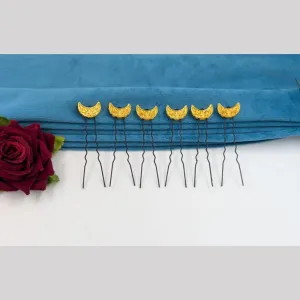 SNERA Gold Plated Hair Accessories ( 6 Piece Only)