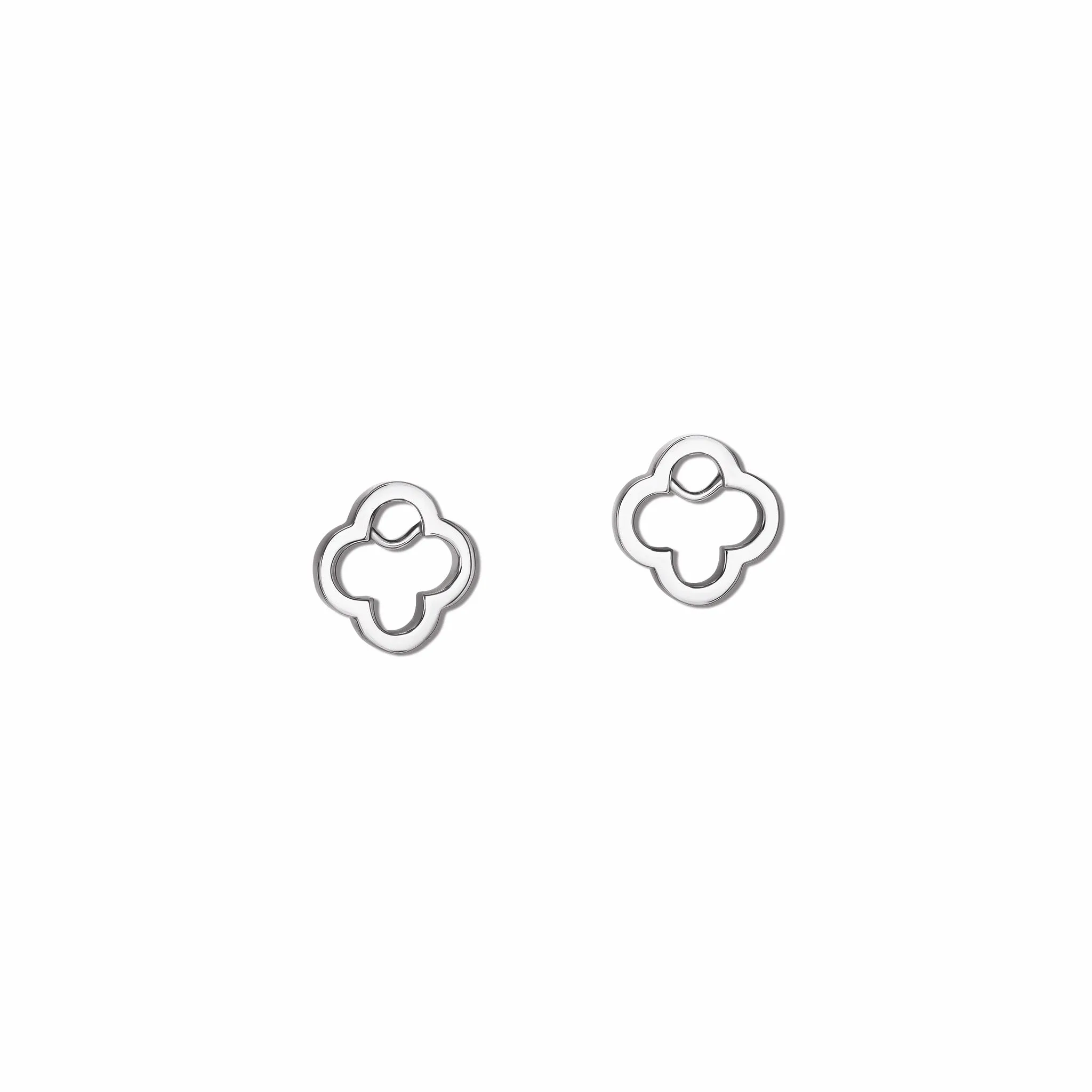 Star Anise Earring Drops Silver