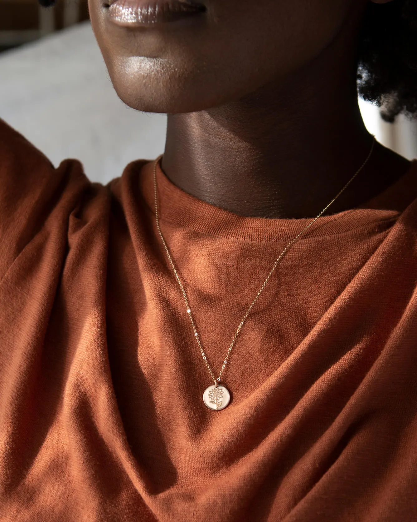 Sunflower Necklace
