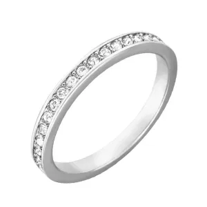 Swarovski Rare Rhodium Plated Ring - Size 58