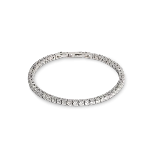 Tennis bracelet silver-crystal