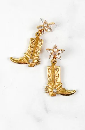 These Boots Were Made For Walking Earrings