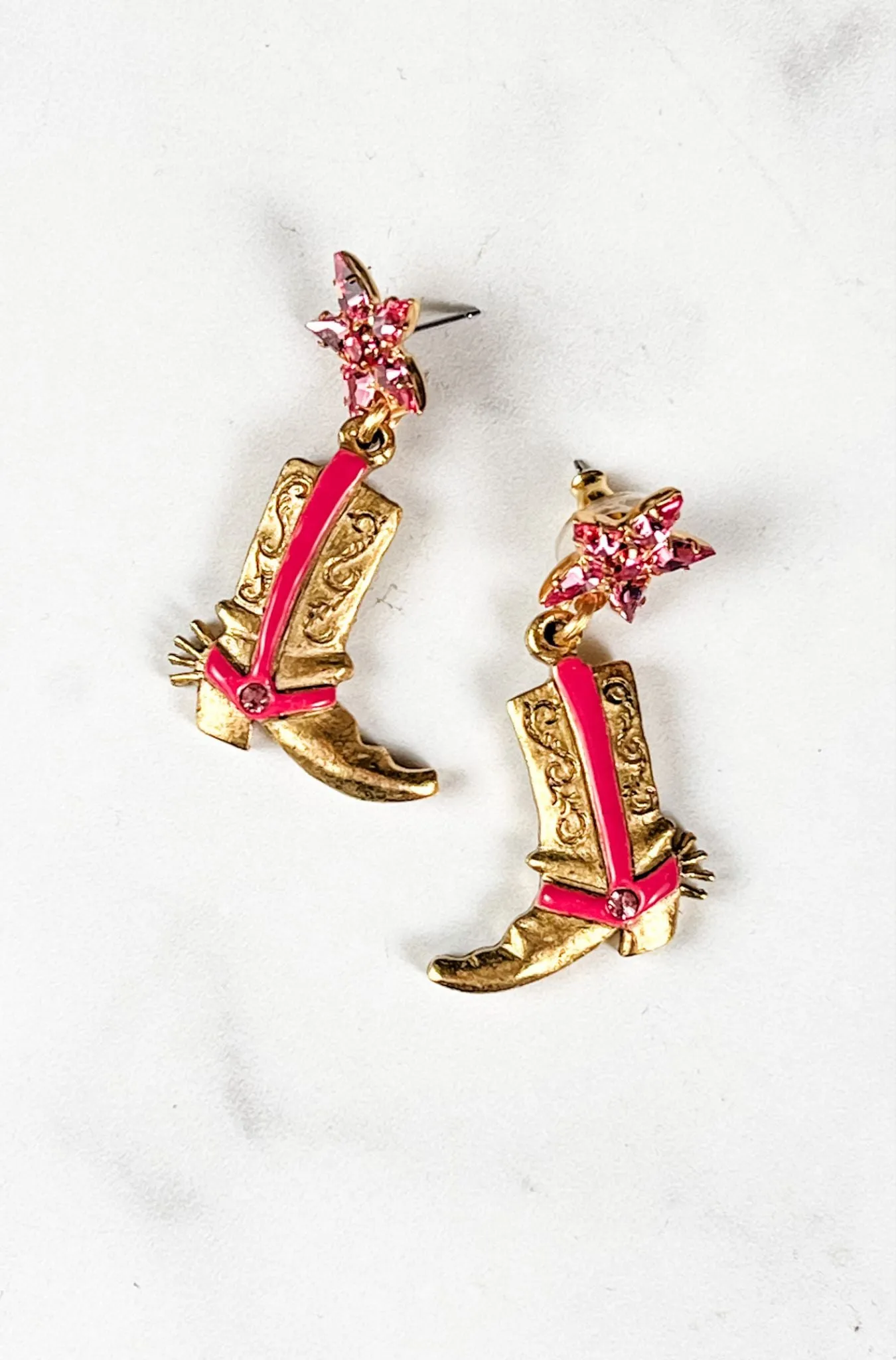 These Boots Were Made For Walking Earrings