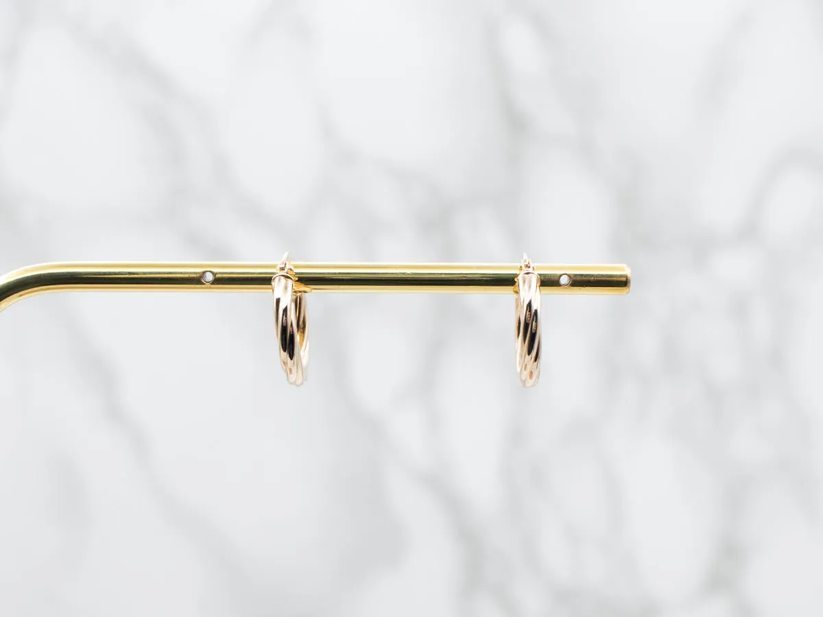 Twisted Hoop Earrings