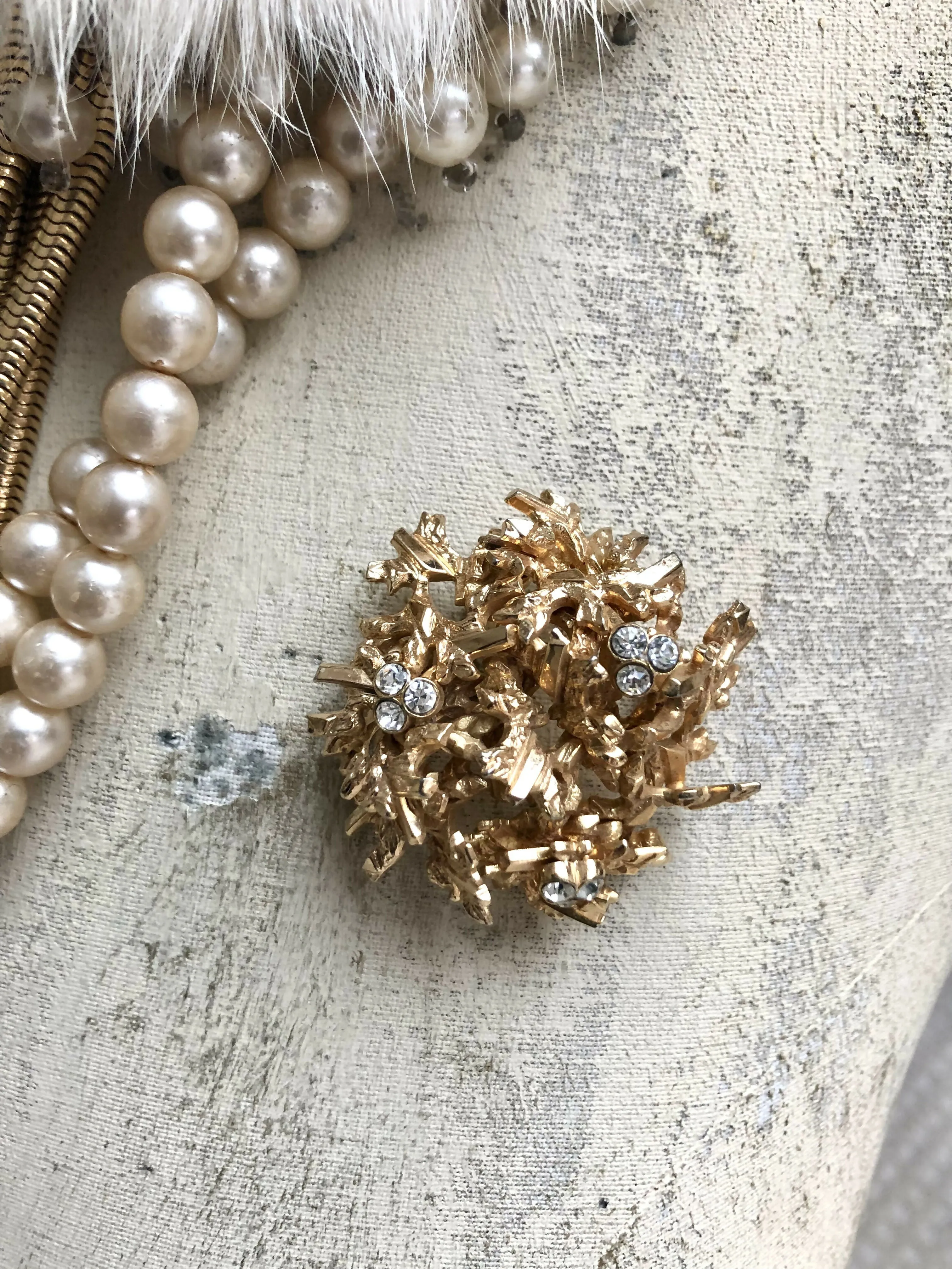 Vintage Grosse 1967 Brutalist Style Brooch