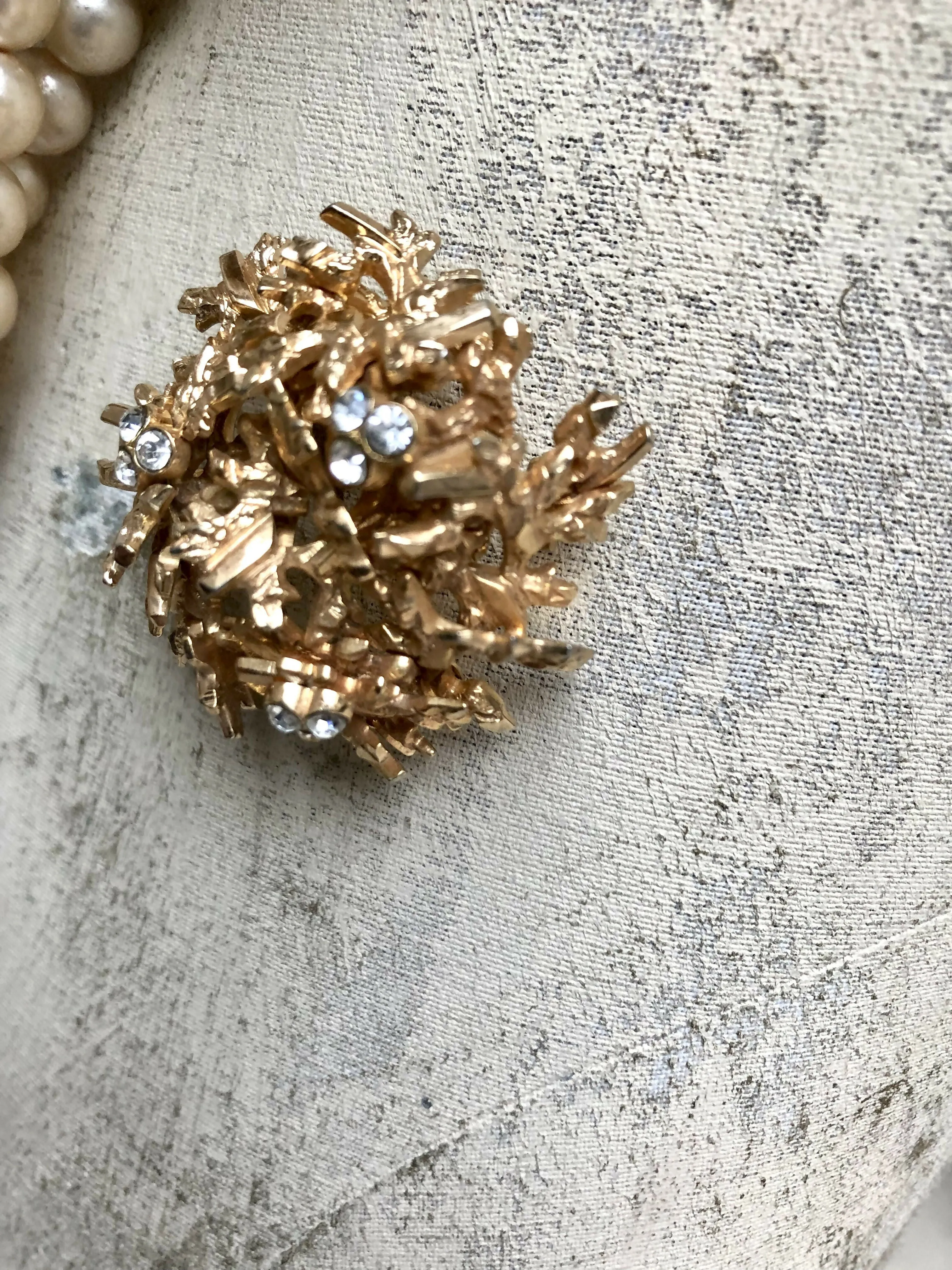 Vintage Grosse 1967 Brutalist Style Brooch