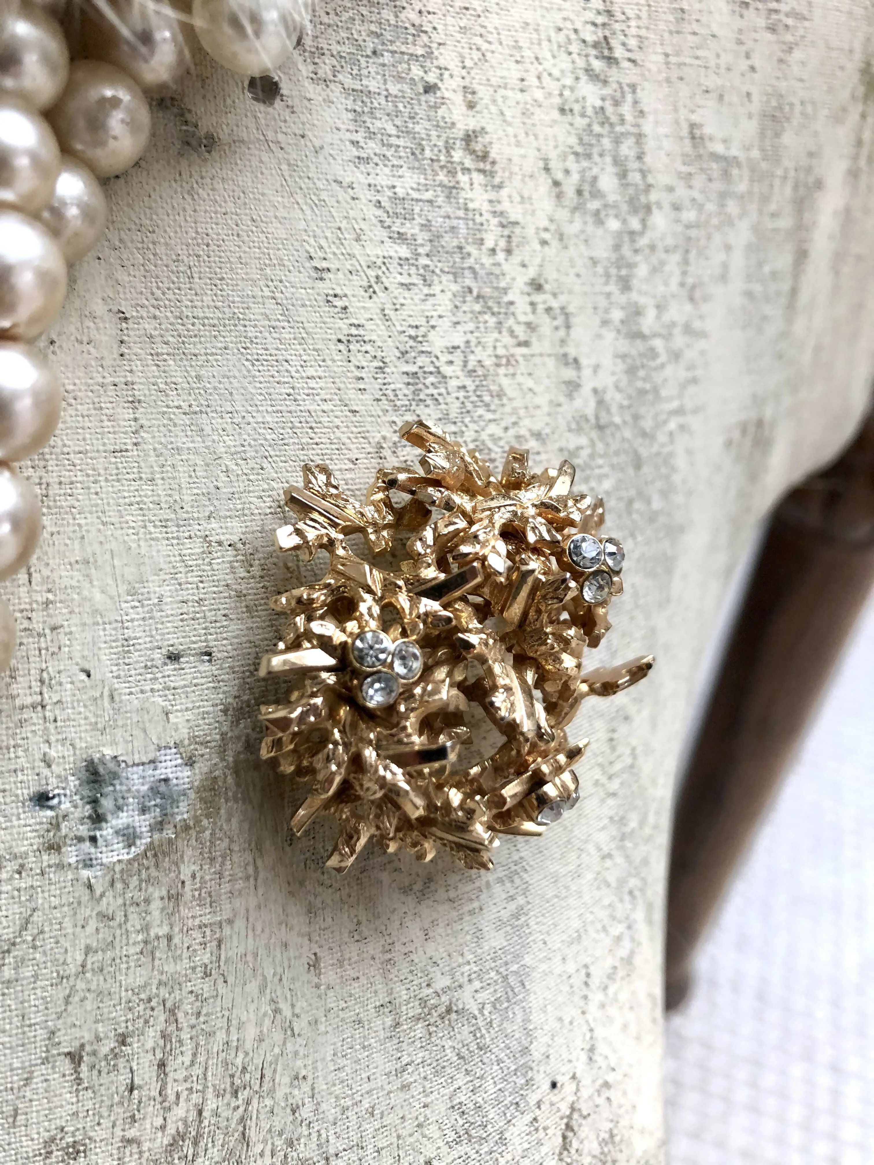 Vintage Grosse 1967 Brutalist Style Brooch