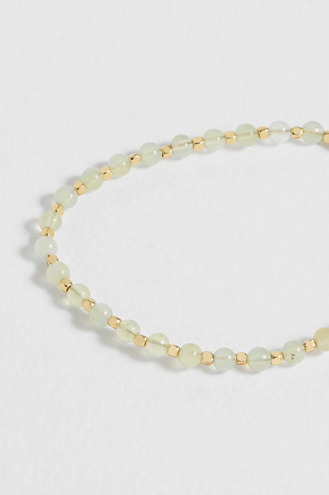 Wellness Prehnite Gemstone Amelia Bracelet