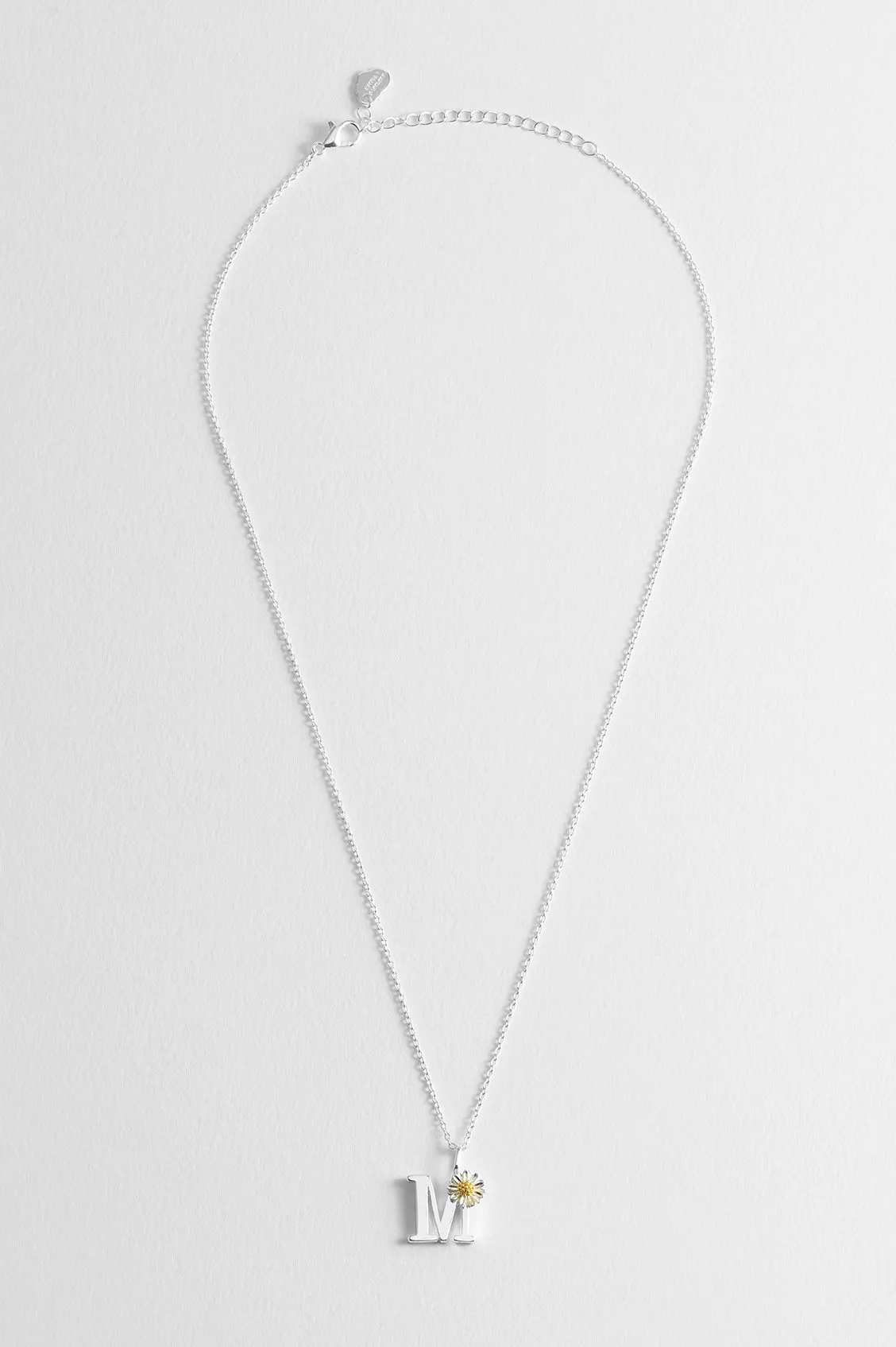 Wildflower Initial Pendant