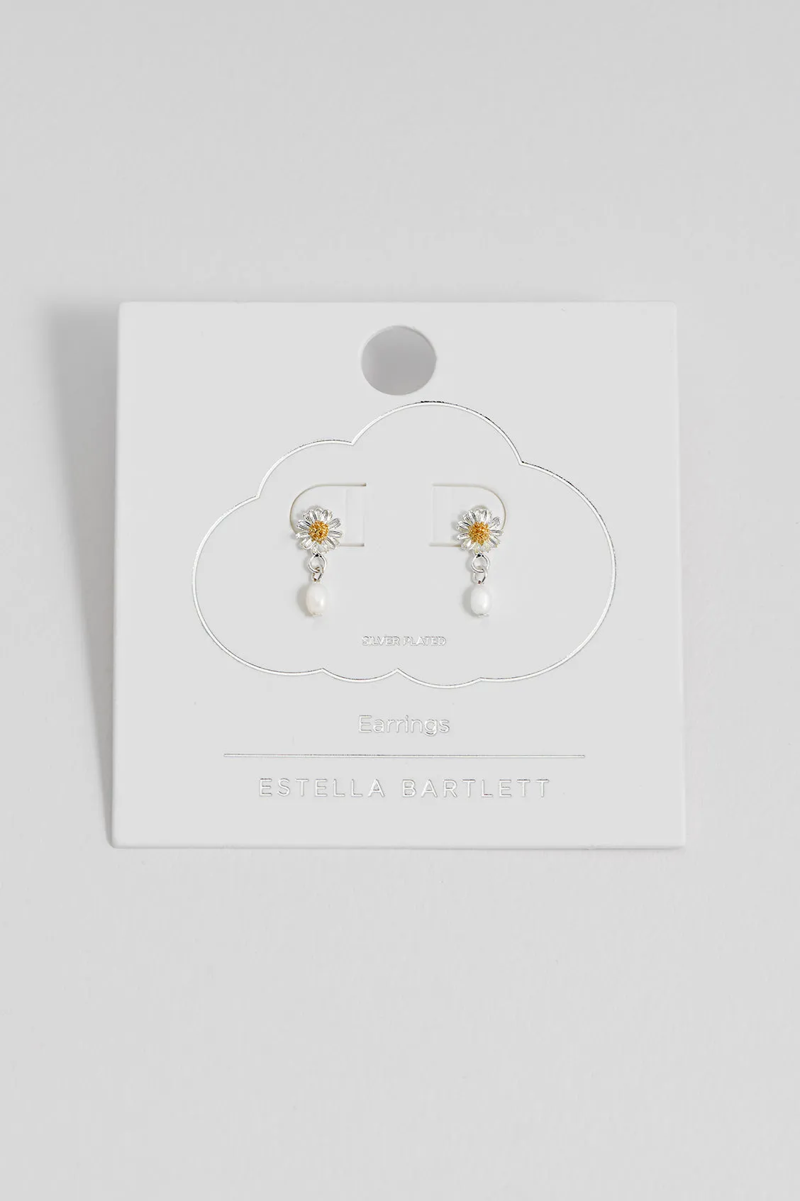 Wildflower Pearl Drop Studs