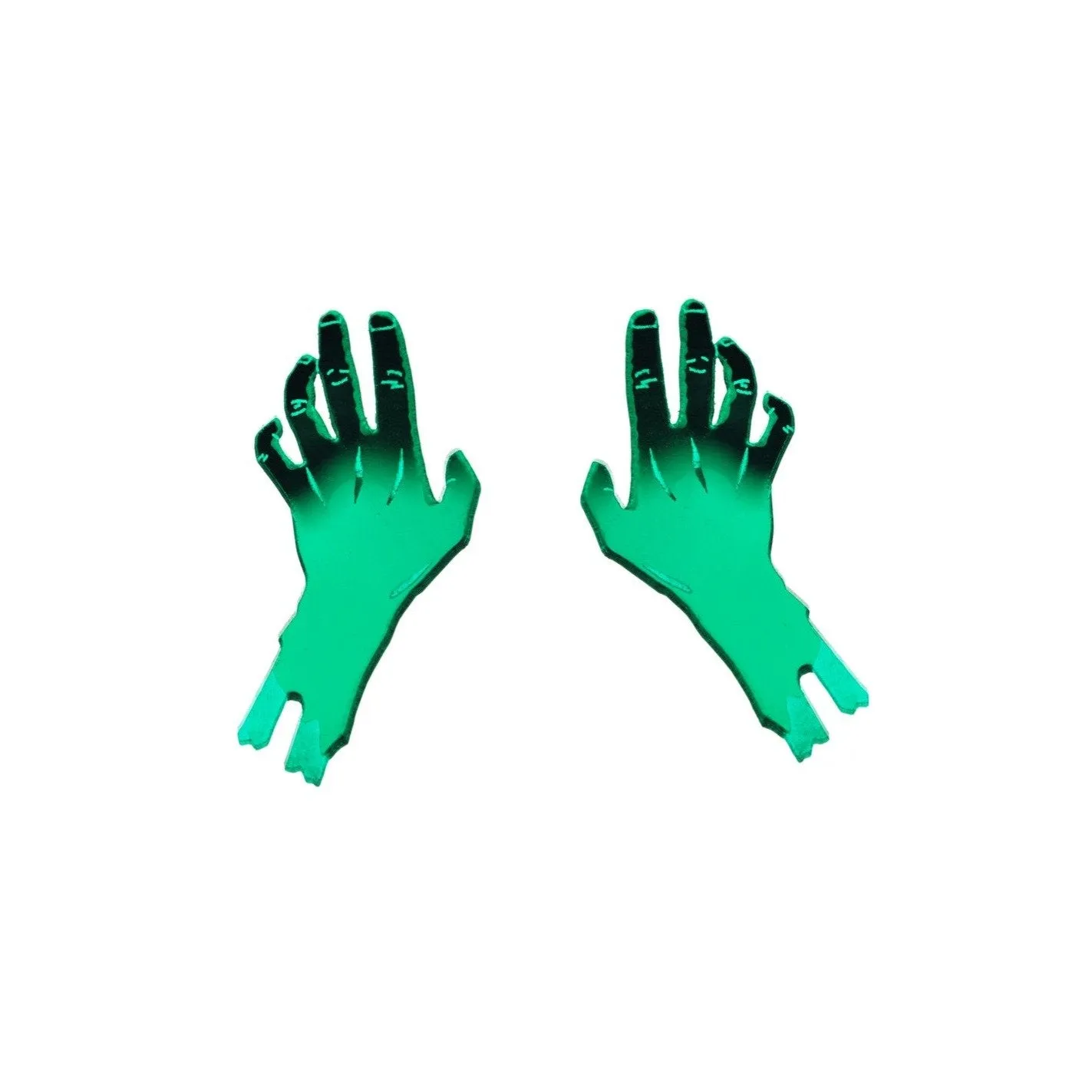 Zombie Hand Earrings